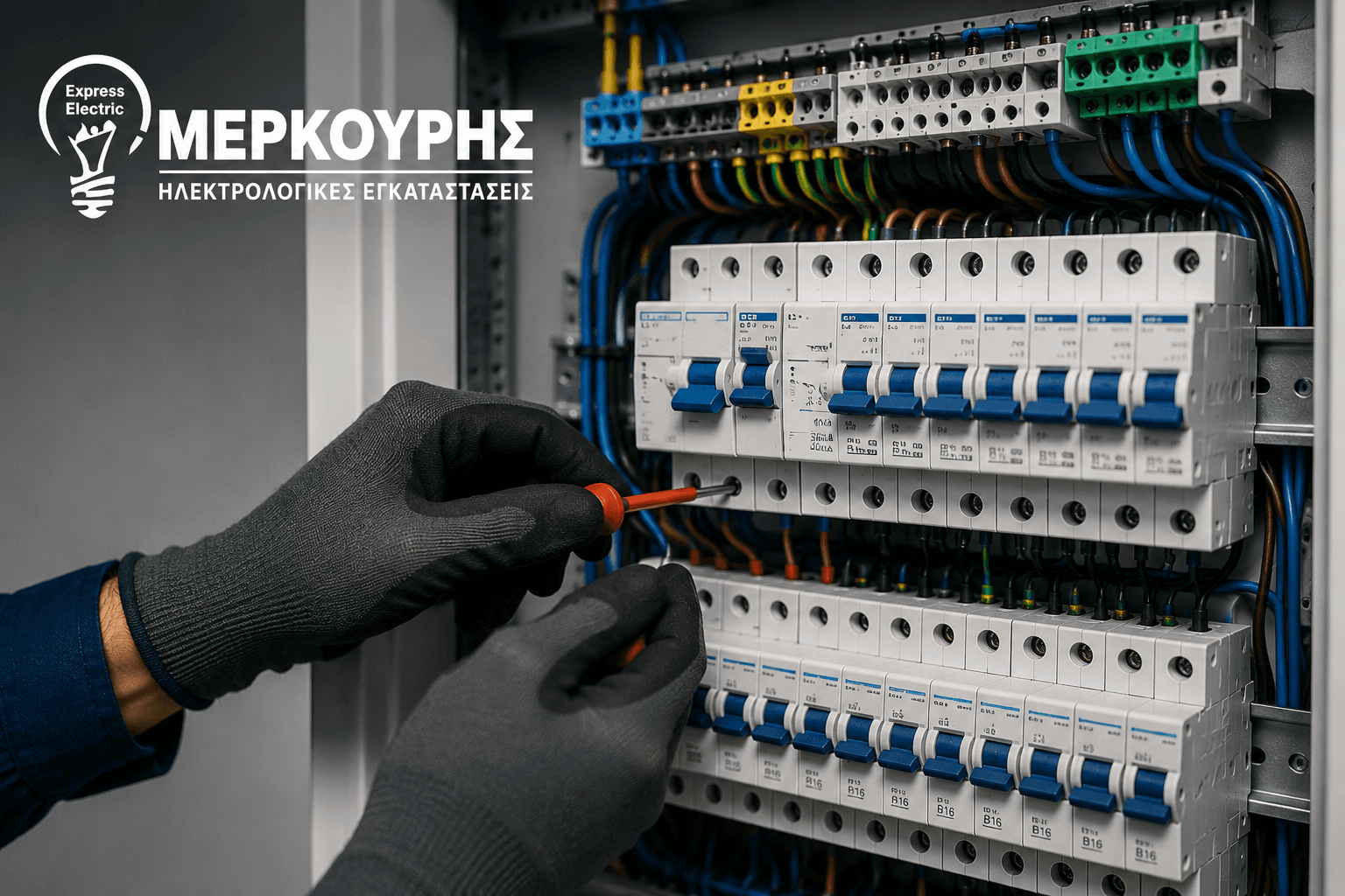 Ηλεκτρικός πίνακας υπό αναβάθμιση