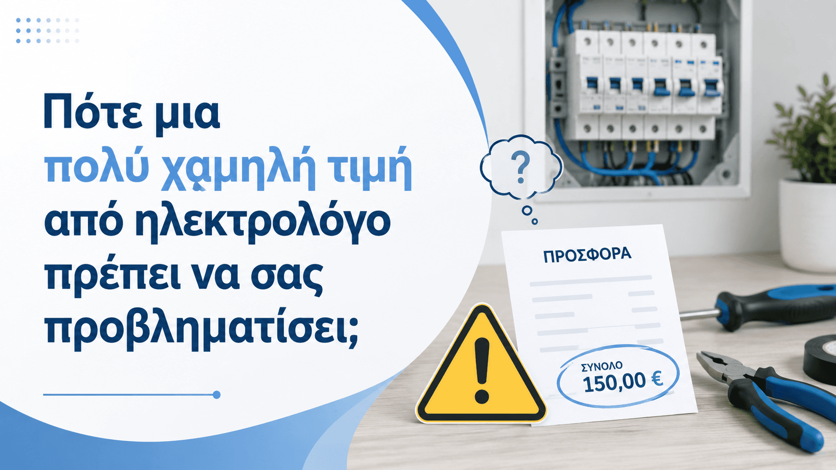 Η φθηνότερη επιλογή δεν είναι πάντα και η πιο οικονομική.